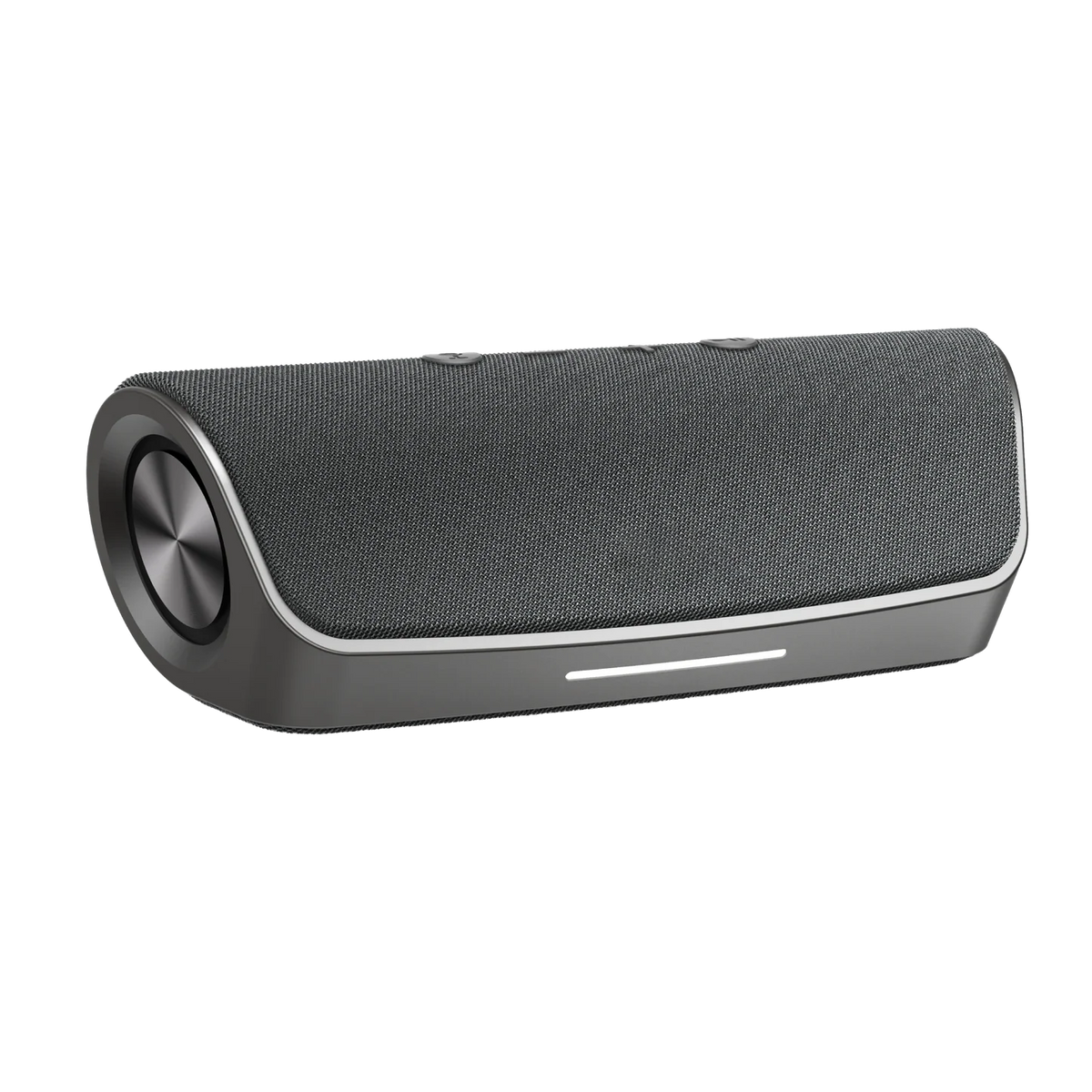 Texture-Clad Compact Portable Speaker Boasting IPX7 Waterproof Build and Extended Playback Runtime