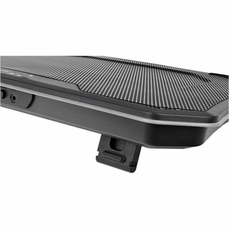 Lightweight RGB Decorated Laptop Cooler Pad Supporting Multi-Level Height Adjustment and Manual Function Tuning