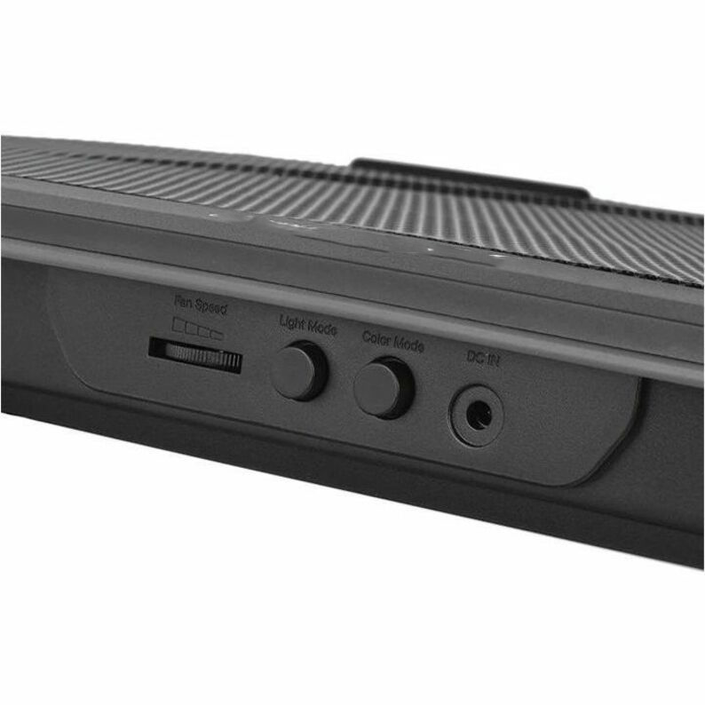 Lightweight RGB Decorated Laptop Cooler Pad Supporting Multi-Level Height Adjustment and Manual Function Tuning