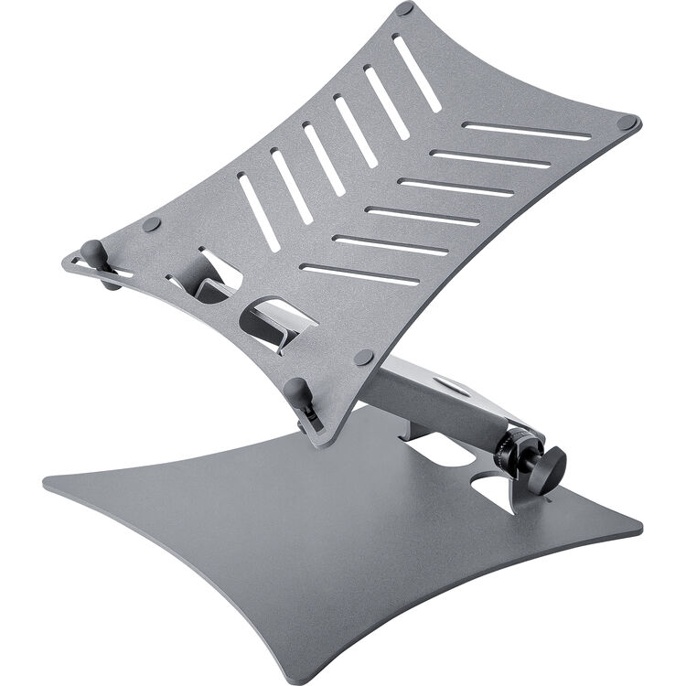 Space-Saving Foldable Laptop Stand With Multi-Grade Tilt Angle Adjustment