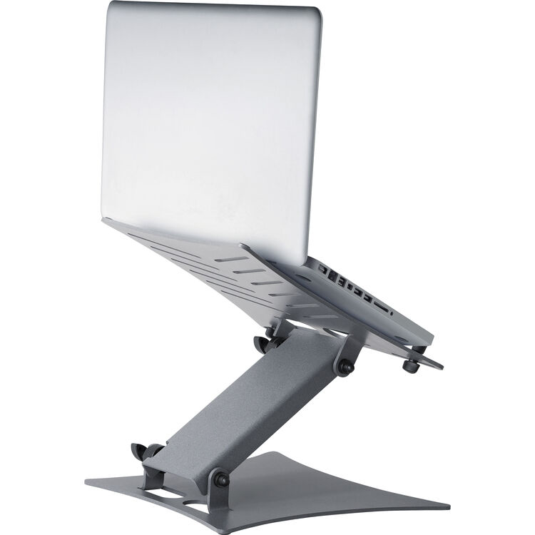 Space-Saving Foldable Laptop Stand With Multi-Grade Tilt Angle Adjustment