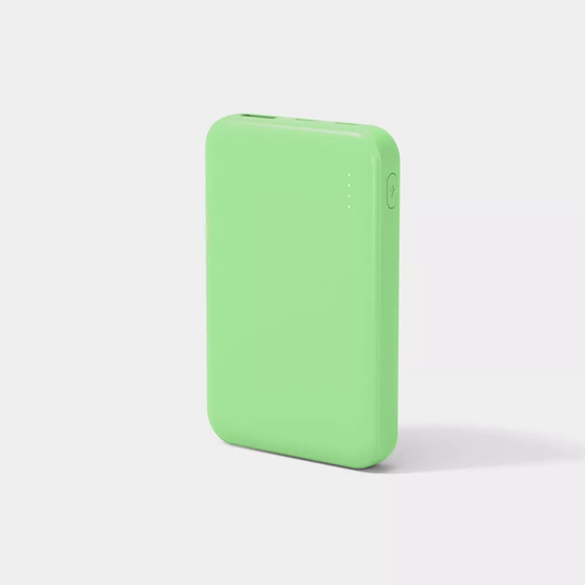 Compact Mid-Capacity Portable Charger With Triple Port Layout Supporting Dual-Device Concurrent Charging