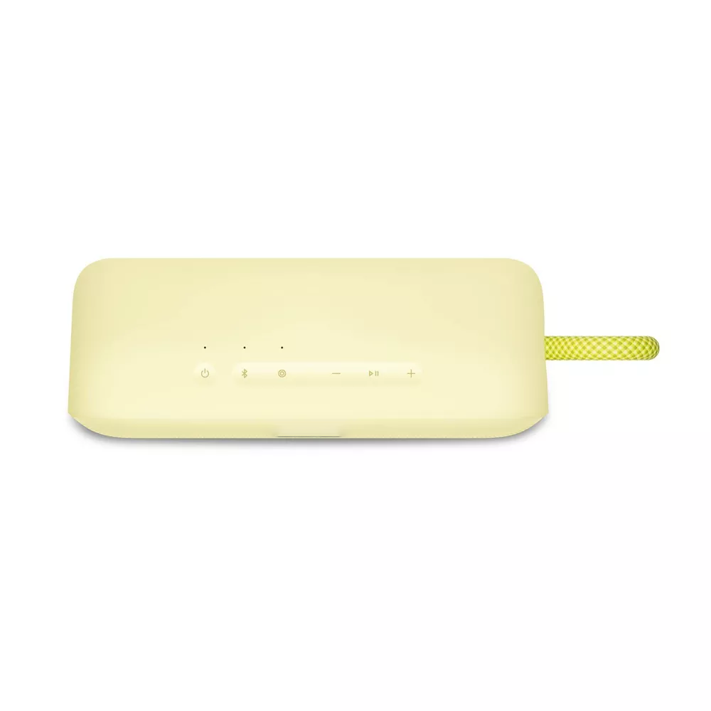 Rugged Long-Lasting Portable Speaker Equipped With Carry Strap and Customizable Sound Tuning