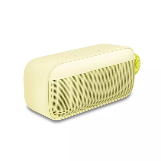 Rugged Long-Lasting Portable Speaker Equipped With Carry Strap and Customizable Sound Tuning