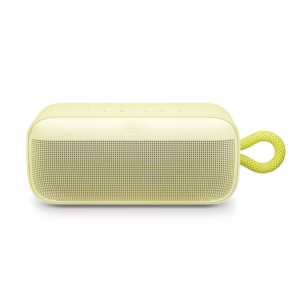 Rugged Long-Lasting Portable Speaker Equipped With Carry Strap and Customizable Sound Tuning