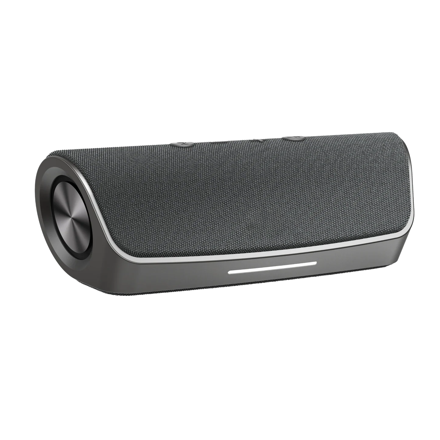 Texture-Clad Compact Portable Speaker Boasting IPX7 Waterproof Build and Extended Playback Runtime