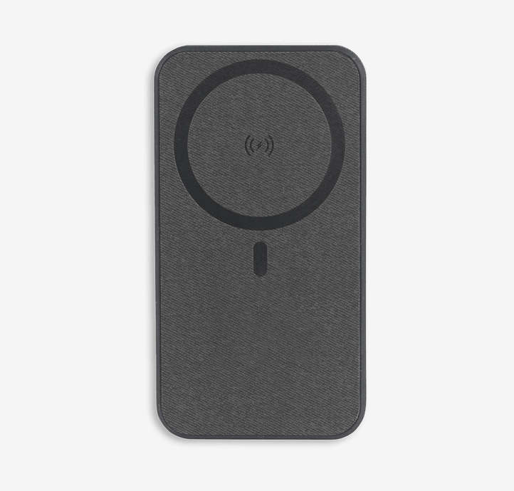Wireless Portable Charger With Foldable Stand and Magnetic Alignment Support